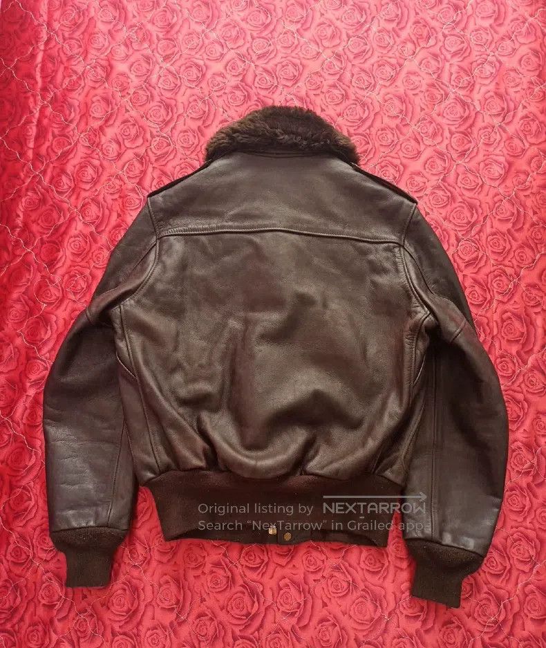 Schott Schott 174us leather coat Size US L / EU 52-54 / 3 - 3 Thumbnail