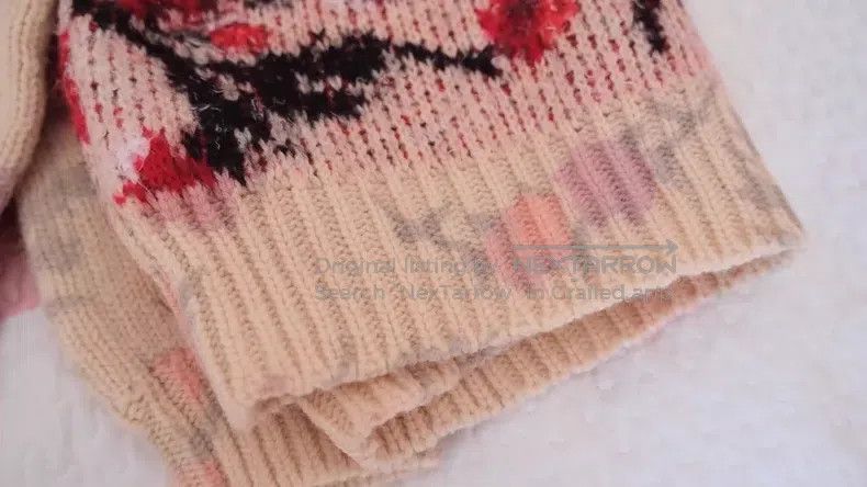 Comme des Garcons Comme Des Garcons Knitted sweater knitted flower sweater Size S / US 4 / IT 40 - 6 Thumbnail