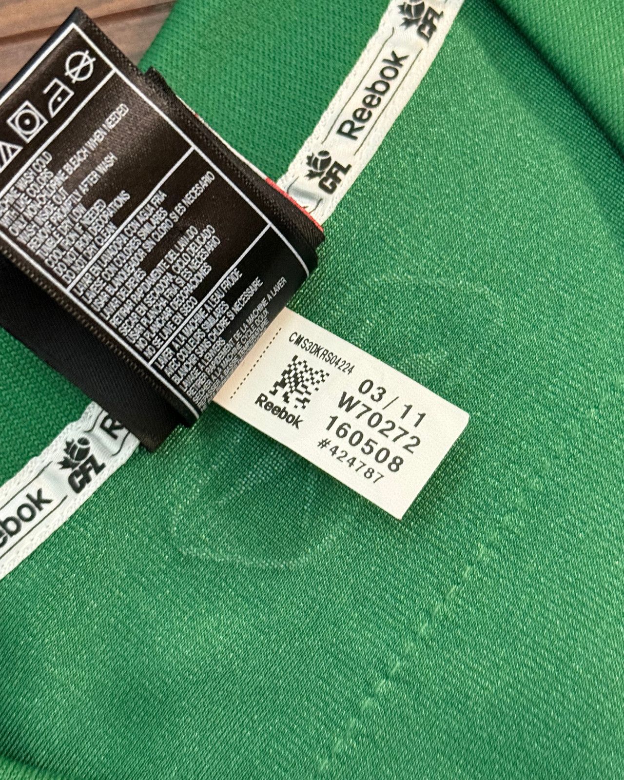 Reebok 2011 Reebok Saskatchewan Rough Riders CFL Blank Jersey Small Size US S / EU 44-46 / 1 - 10 Thumbnail