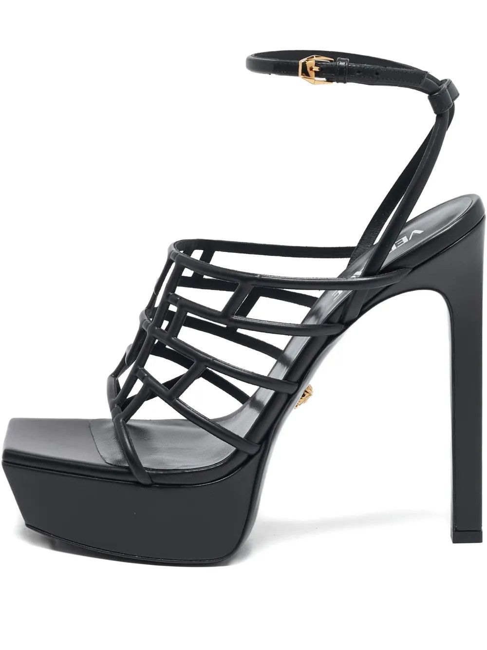 Versace o1y0226 Ankle Strap Sandals in Black Size US 9 / IT 39 - 1 Thumbnail