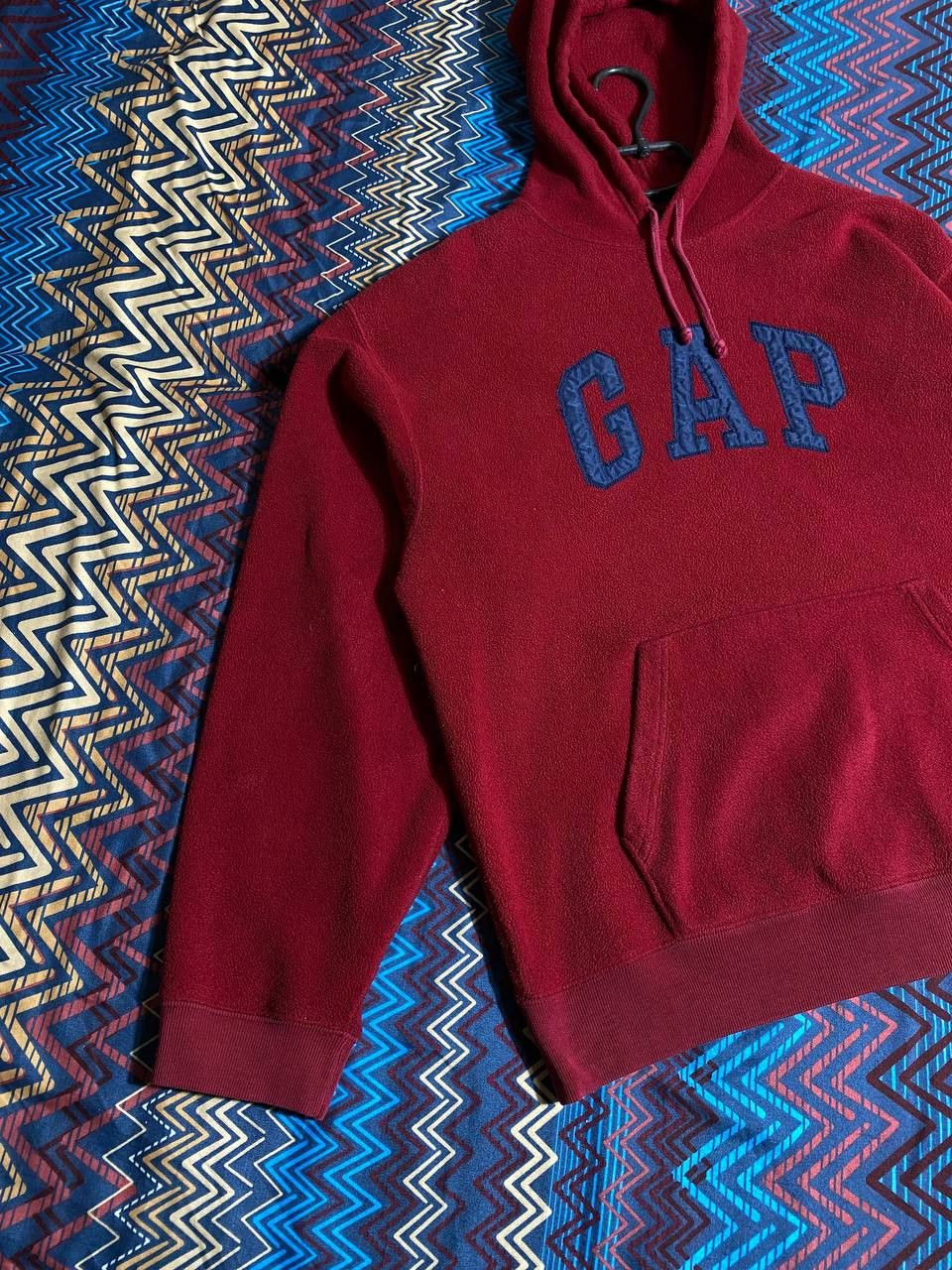 Gap × Vintage Crazy Vintage Y2K GAP Hoodie Embroidered Spell Out Grunge Size US L / EU 52-54 / 3 - 15 Thumbnail
