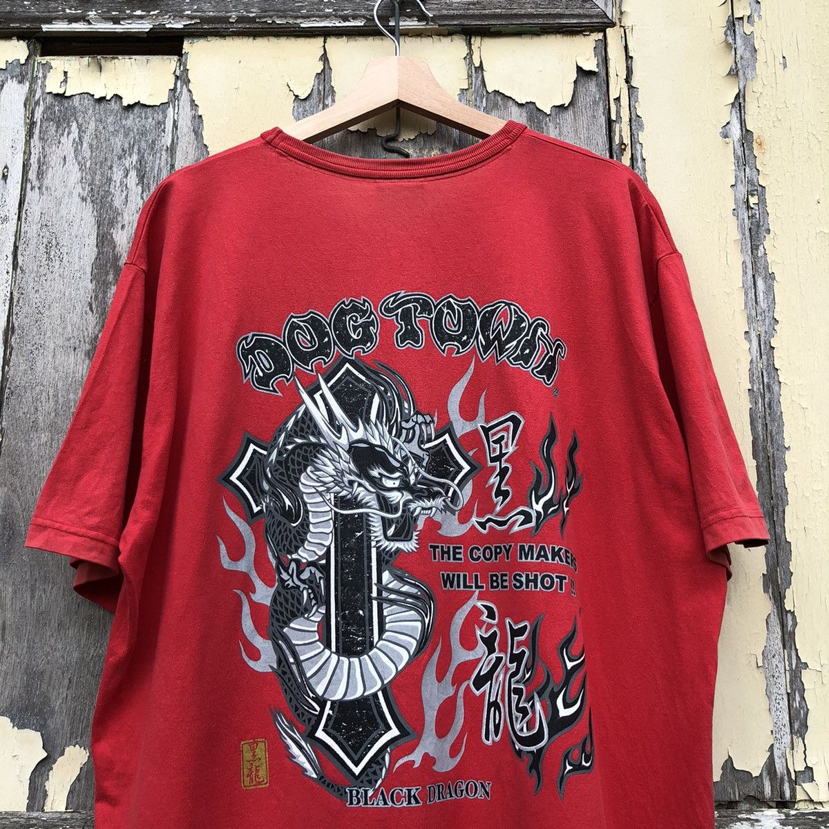Vintage Thrashed Faded Dogtown Tshirt Size US XL / EU 56 / 4 - 3 Thumbnail