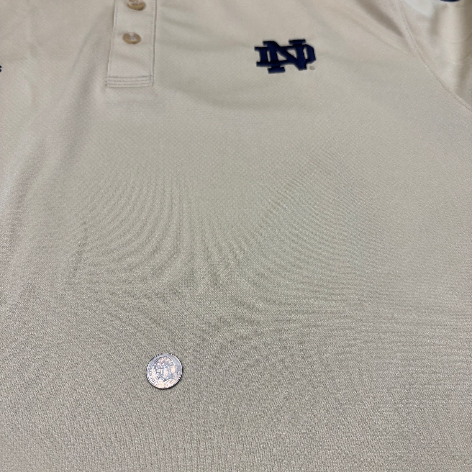 Adidas Adidas Notre Dame Fighting Irish Team Issue Polo Men's Large Size US L / EU 52-54 / 3 - 9 Thumbnail