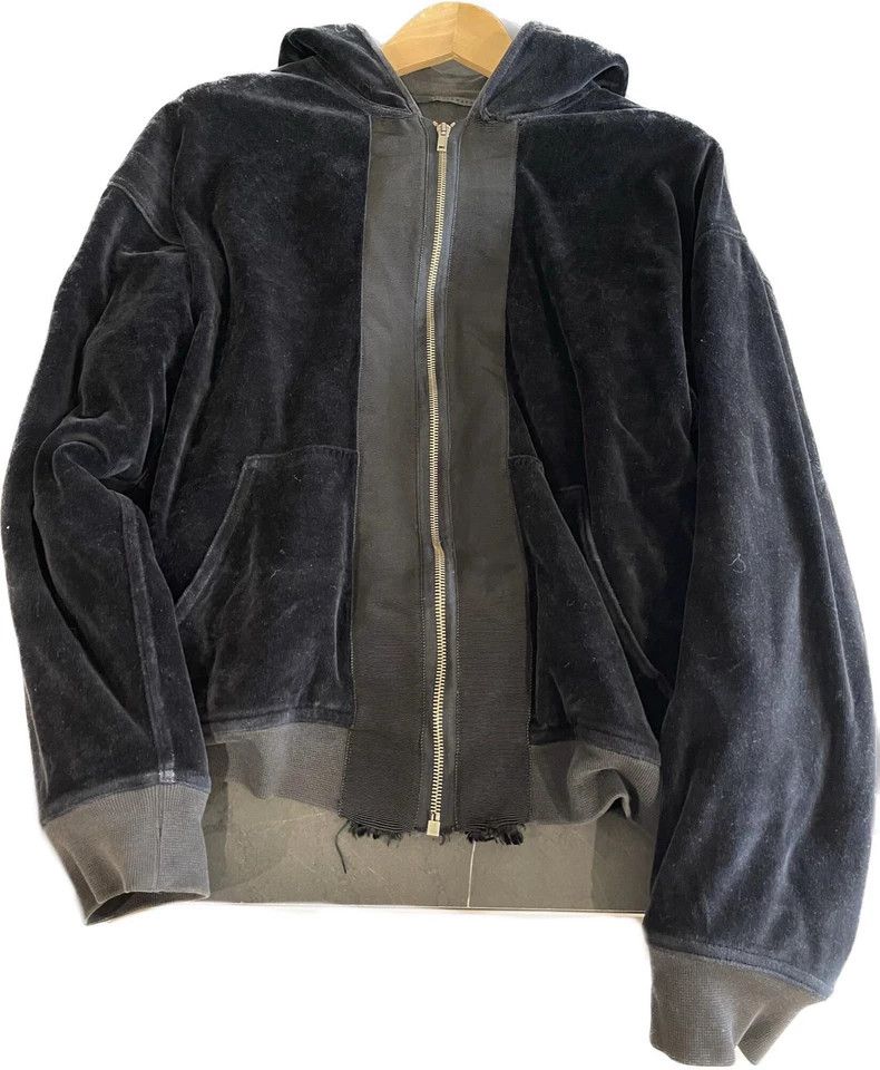 Haider Ackermann Haider AckermannAw14 OG Velvet Hoodie 2503-Nextarrow Size US S / EU 44-46 / 1 - 1 Thumbnail