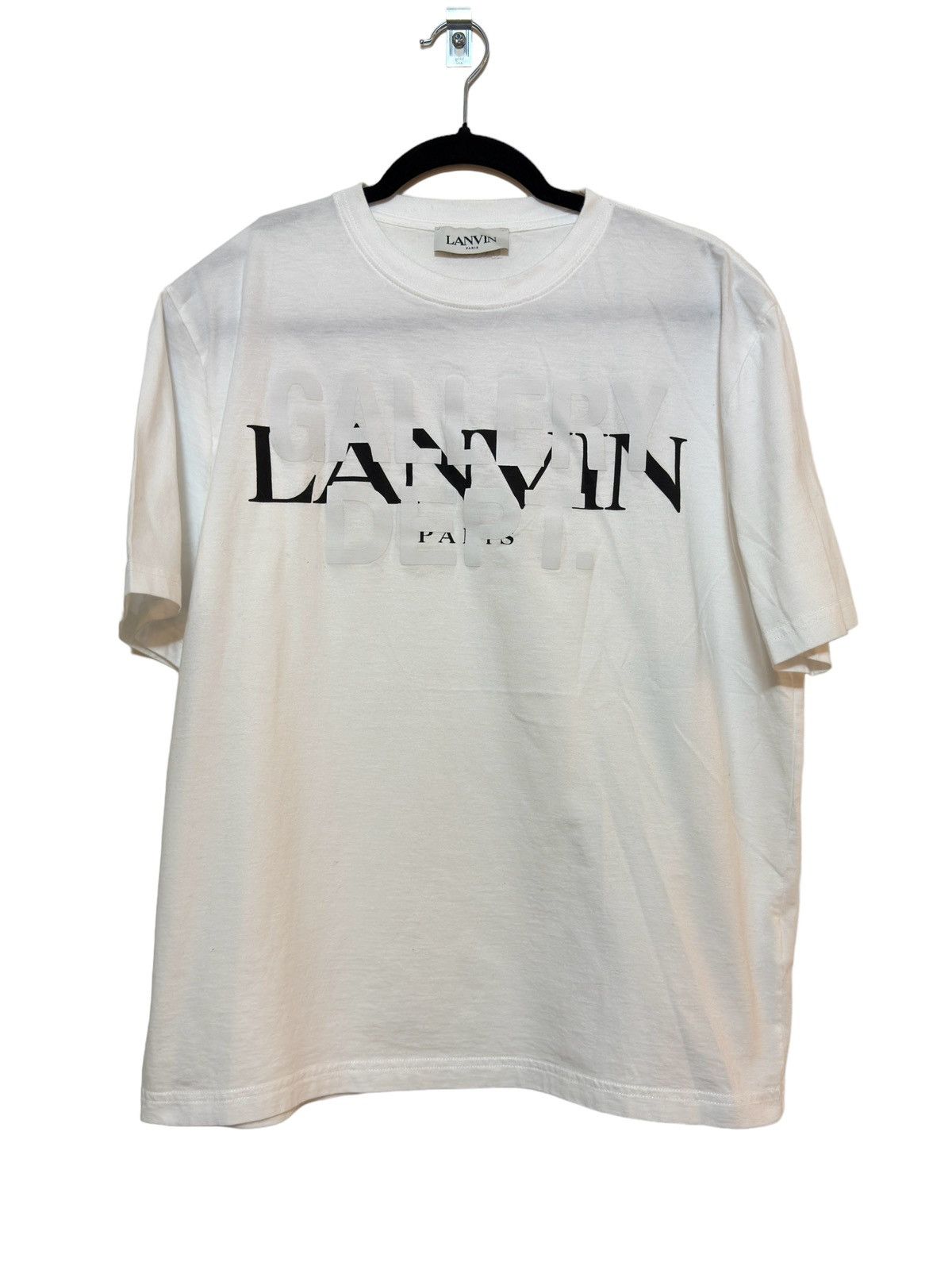 image of Gallery Dept. X Lanvin White Tee Shirt, Men's (Size Large)