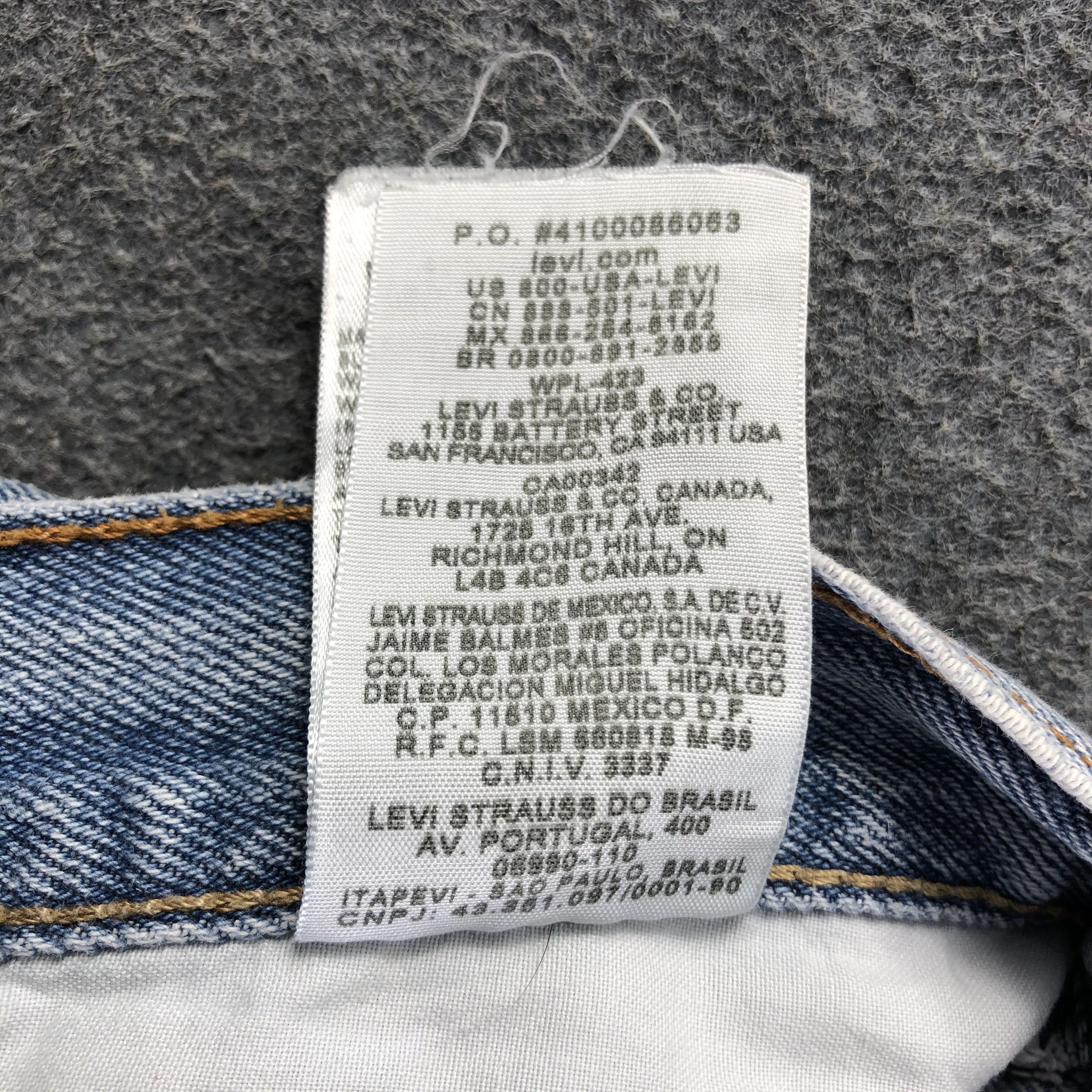 Levi's Vintage Blue Wash Levis 550 Jeans-J3140 Size US 36 / EU 52 - 12 Thumbnail