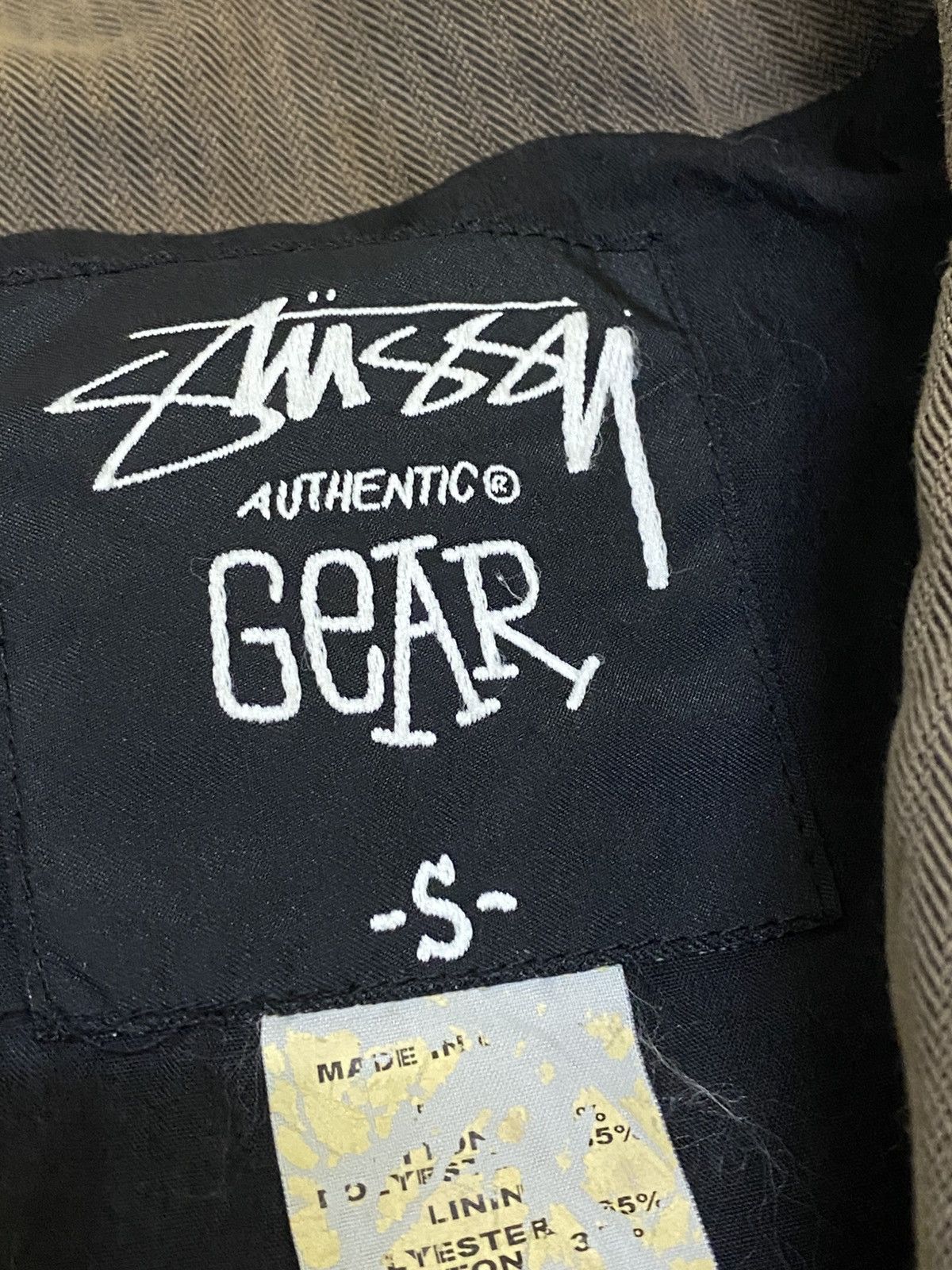 Stussy VINTAGE STUSSY JAPAN HERRINGBONE 4 POCKET JACKET Size US S / EU 44-46 / 1 - 9 Thumbnail