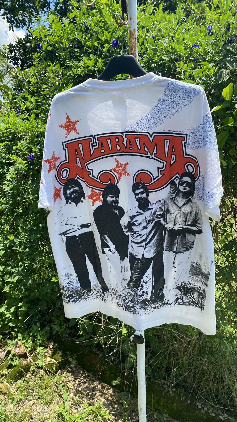 Band Tees × Vintage Vintage 1993 Alabama AOP T Shirt Size XL Size US XL / EU 56 / 4 - 2 Thumbnail