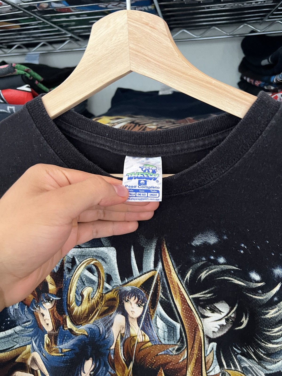 Anime 2000s Saint Seiya Mexican Bootleg Knights of the Zodiac Tee Size US L / EU 52-54 / 3 - 3 Thumbnail