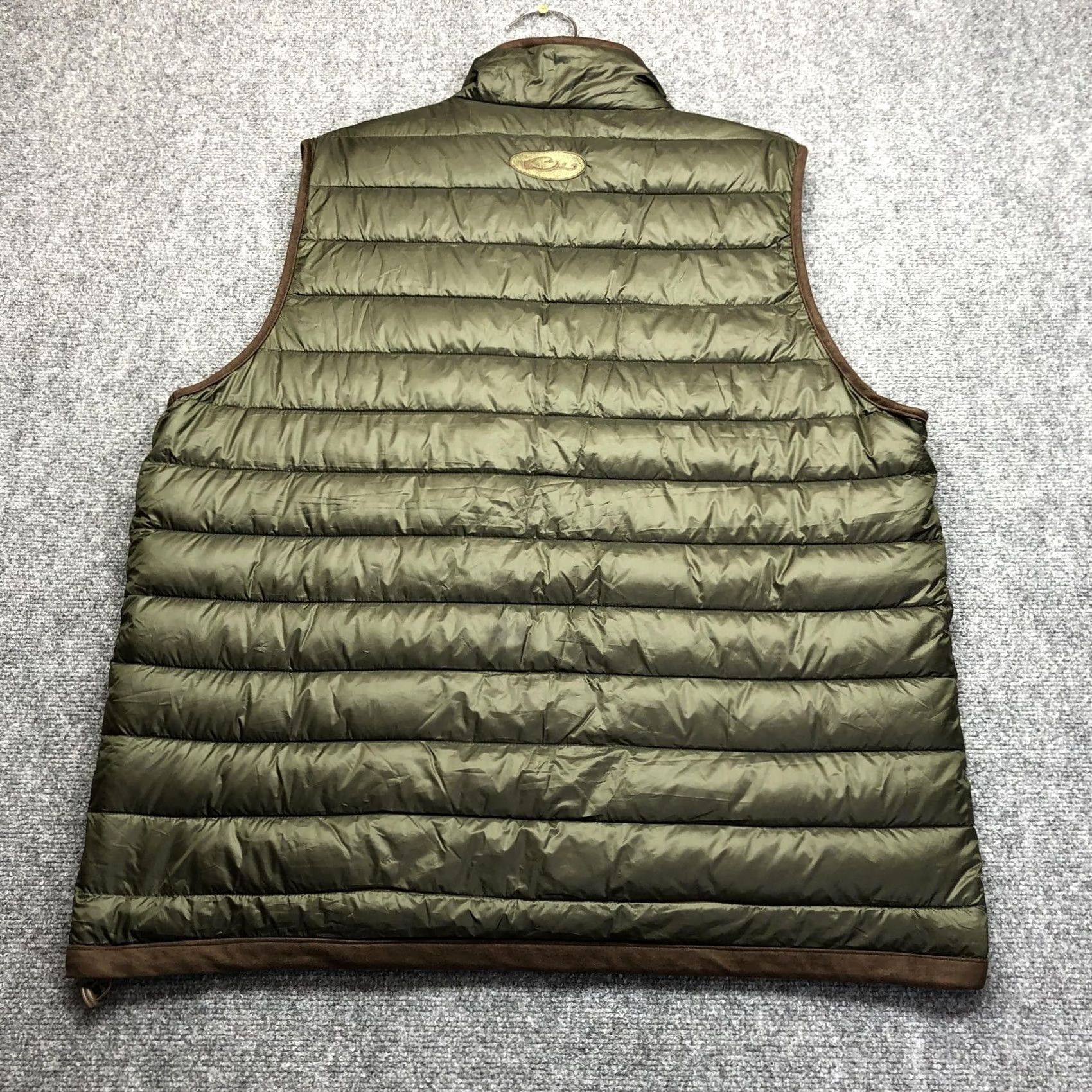 Vintage Drake Vest Mens XL Green Quilted Puffer Full Zip Lined Outdoor Hiking Hunting Size US XL / EU 56 / 4 - 5 Thumbnail
