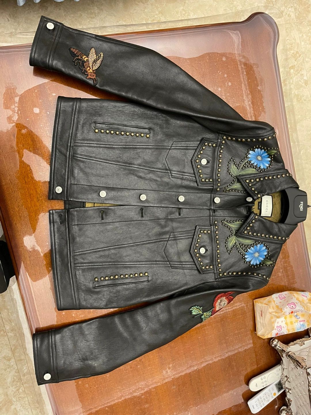 Gucci Gucci Leather Jacket Runway 99 New Sz48 Authentic Size US M / EU 48-50 / 2 - 1 Thumbnail