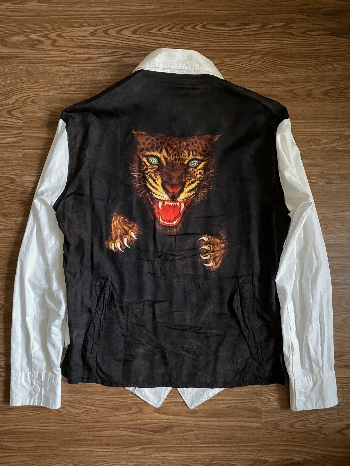 Yohji Yamamoto Yohji Yamamoto Pour Homme Yuzen Dyed Animal Print Vest Shirt Size US M / EU 48-50 / 2 - 1 Thumbnail