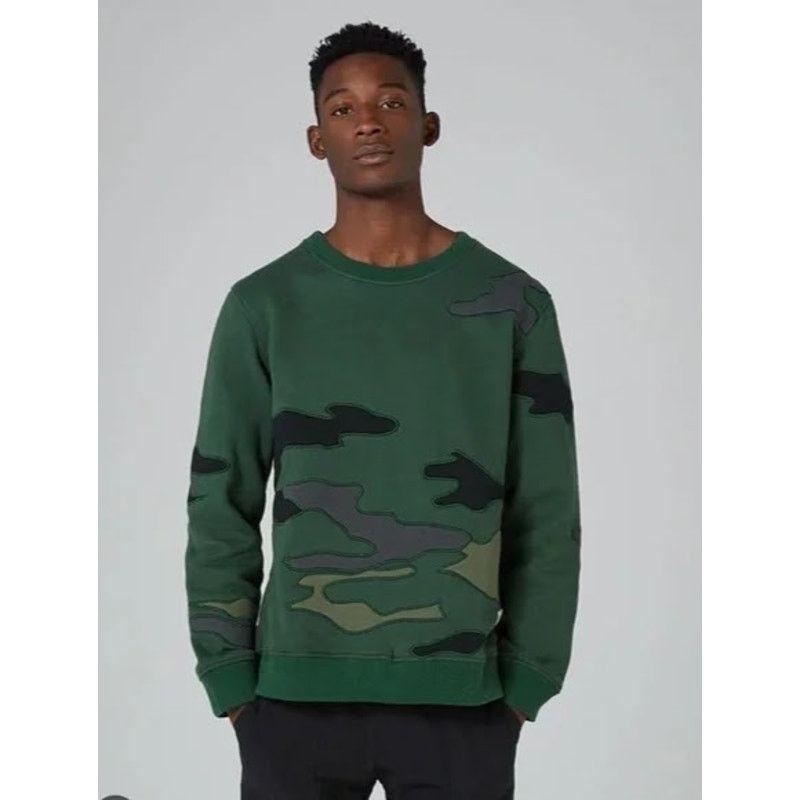 Other HYMN Green Camouflage Sweatshirt - Men's Large Size US L / EU 52-54 / 3 - 1 Thumbnail