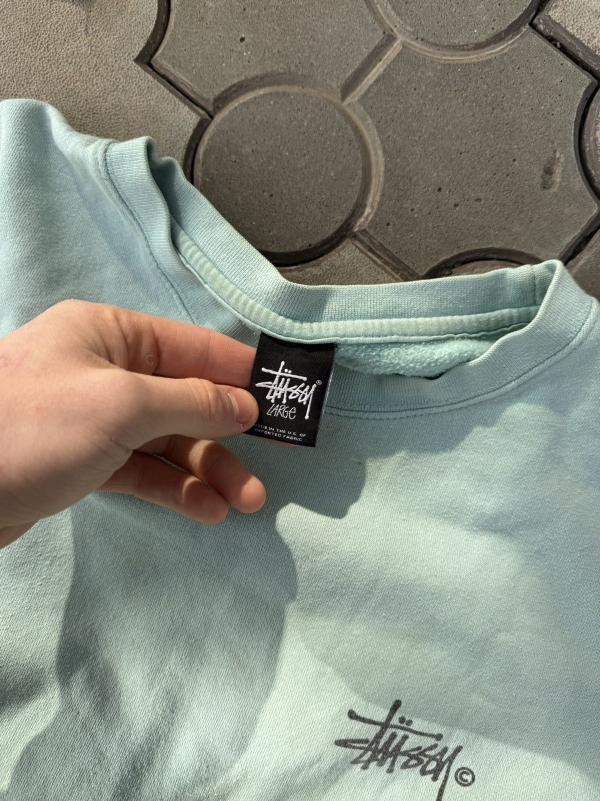 Stussy Vintage Stussy Big Logo Oversized Sweatshirt Y2K USA Size US L / EU 52-54 / 3 - 5 Thumbnail