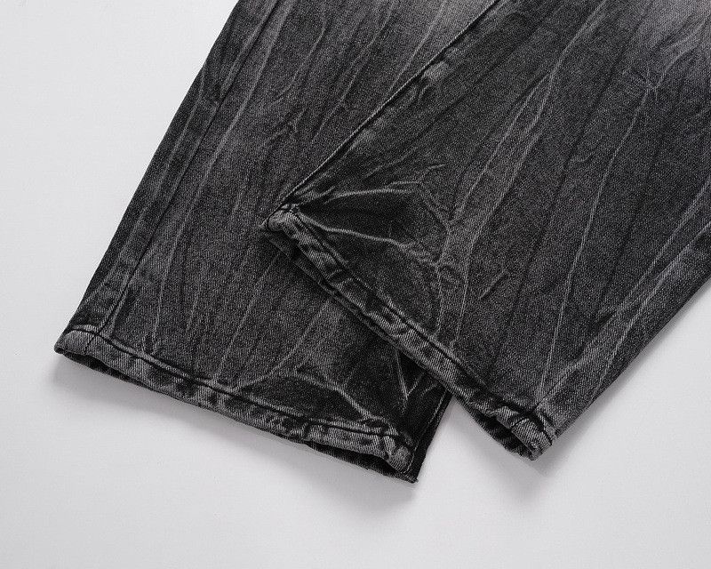Japanese Brand × Jean High street washed loose wide-leg classic jeans y2k Size US 32 / EU 48 - 5 Thumbnail