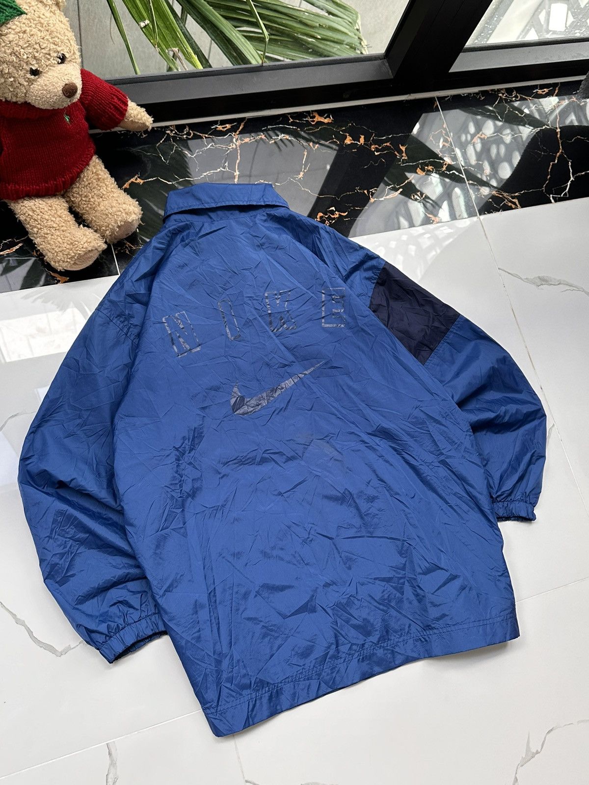 Nike × Vintage 90s NIKE VINTAGE BIG LOGO STREETWEAR LIGHT JACKET Size US S / EU 44-46 / 1 - 4 Thumbnail