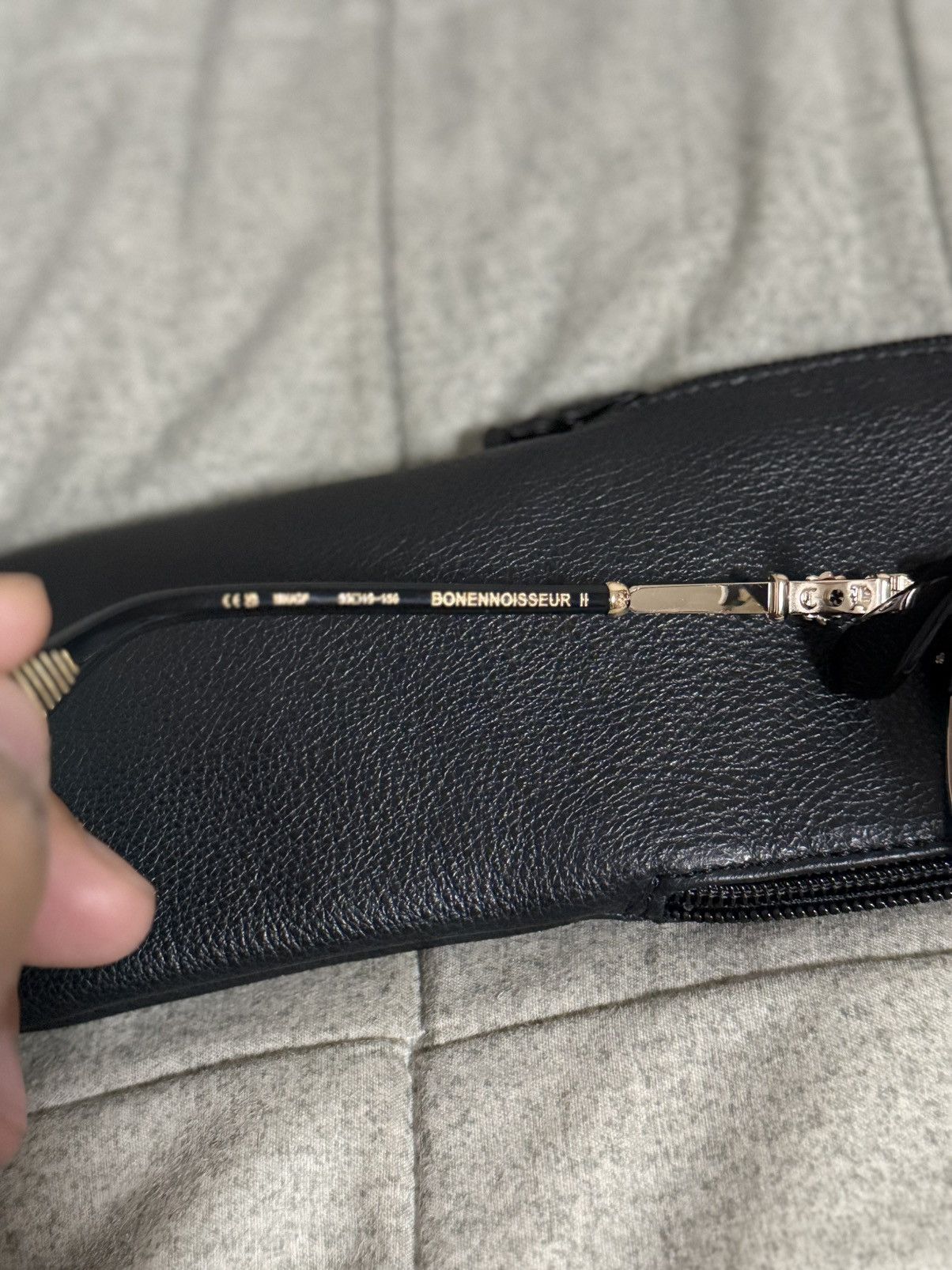 Chrome Hearts Chrome Hearts Bonennoisseur II Gold Plated Eyewear Size ONE SIZE - 12 Thumbnail