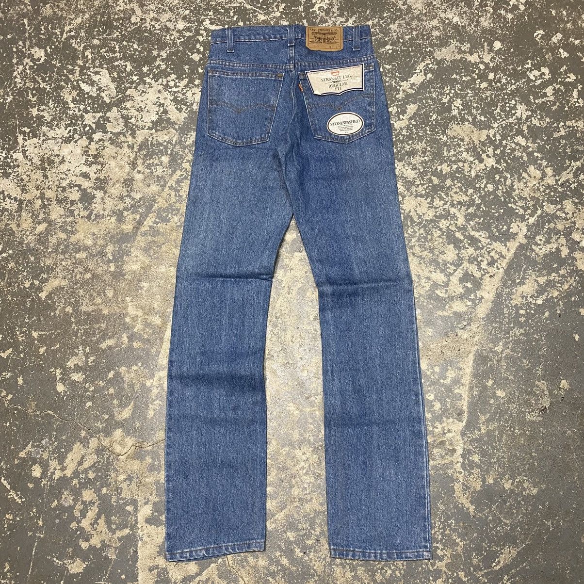 Levi's × Vintage Vintage Levi’s 509 Orange Tab Straight Leg Jeans USA NWT 80s Size US 28 / EU 44 - 1 Thumbnail