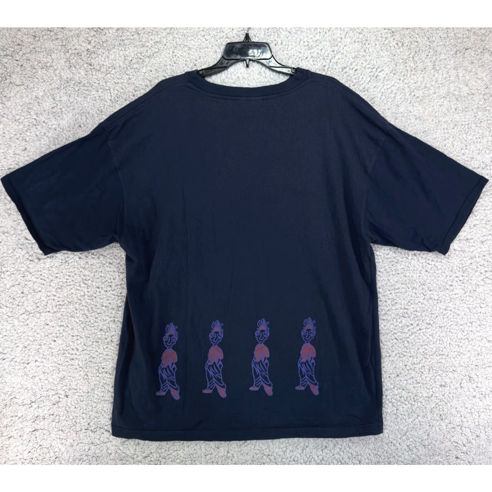 Doublet VINTAGE CCNY T-Shirt Men 2XL Blue 90s Hip Hop Rapper Double-Sided Graphic Print Urban Wear Mens Shirt Size US XXL / EU 58 / 5 - 4 Thumbnail
