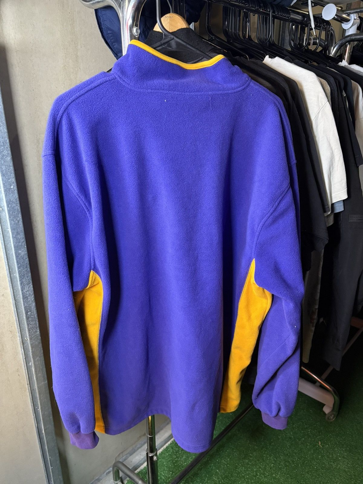 NFL × Vintage Y2K Minnesota Vikings purple and yellow fleece sweatshirt Size US XL / EU 56 / 4 - 3 Thumbnail