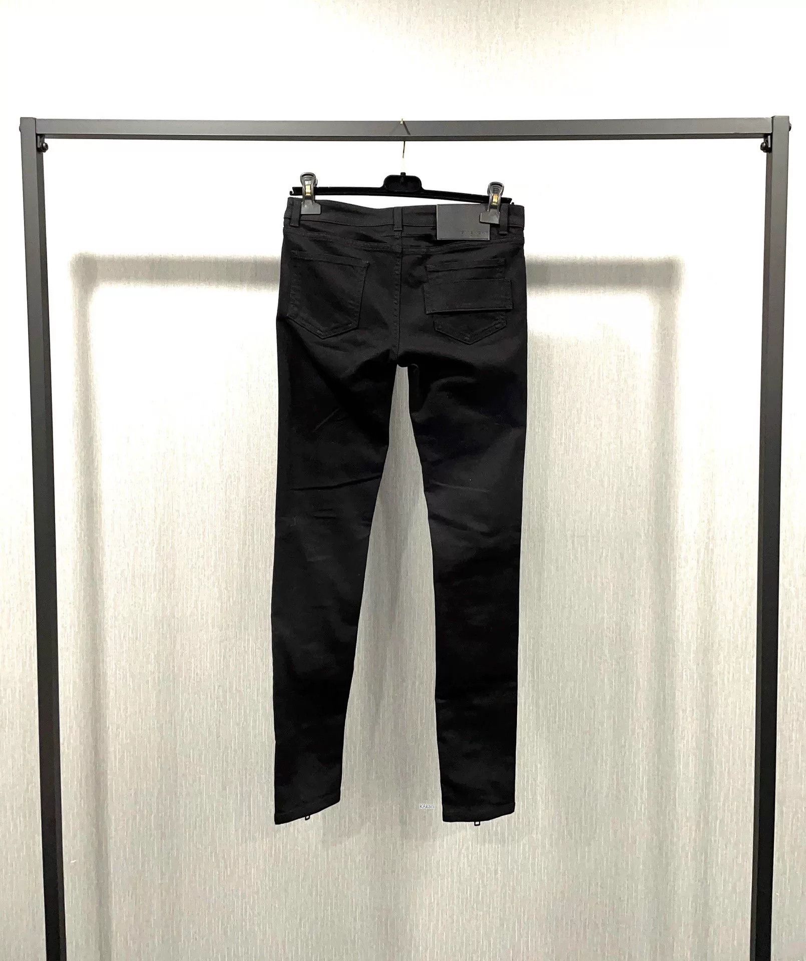 Givenchy GIVENCHY Black Zipper Design Skinny Jeans Size US 38 / EU 54 - 2 Thumbnail