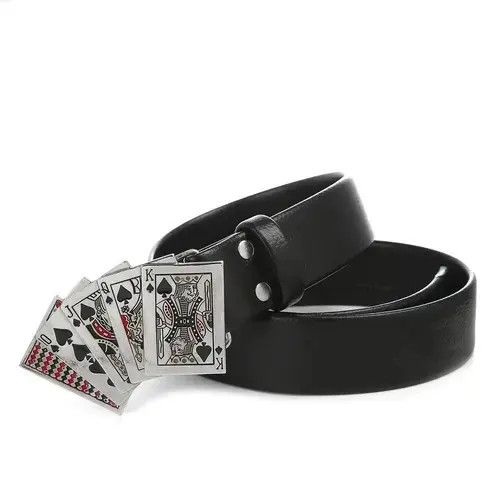 Other straight flush poker PU leather belt Size ONE SIZE - 4 Thumbnail