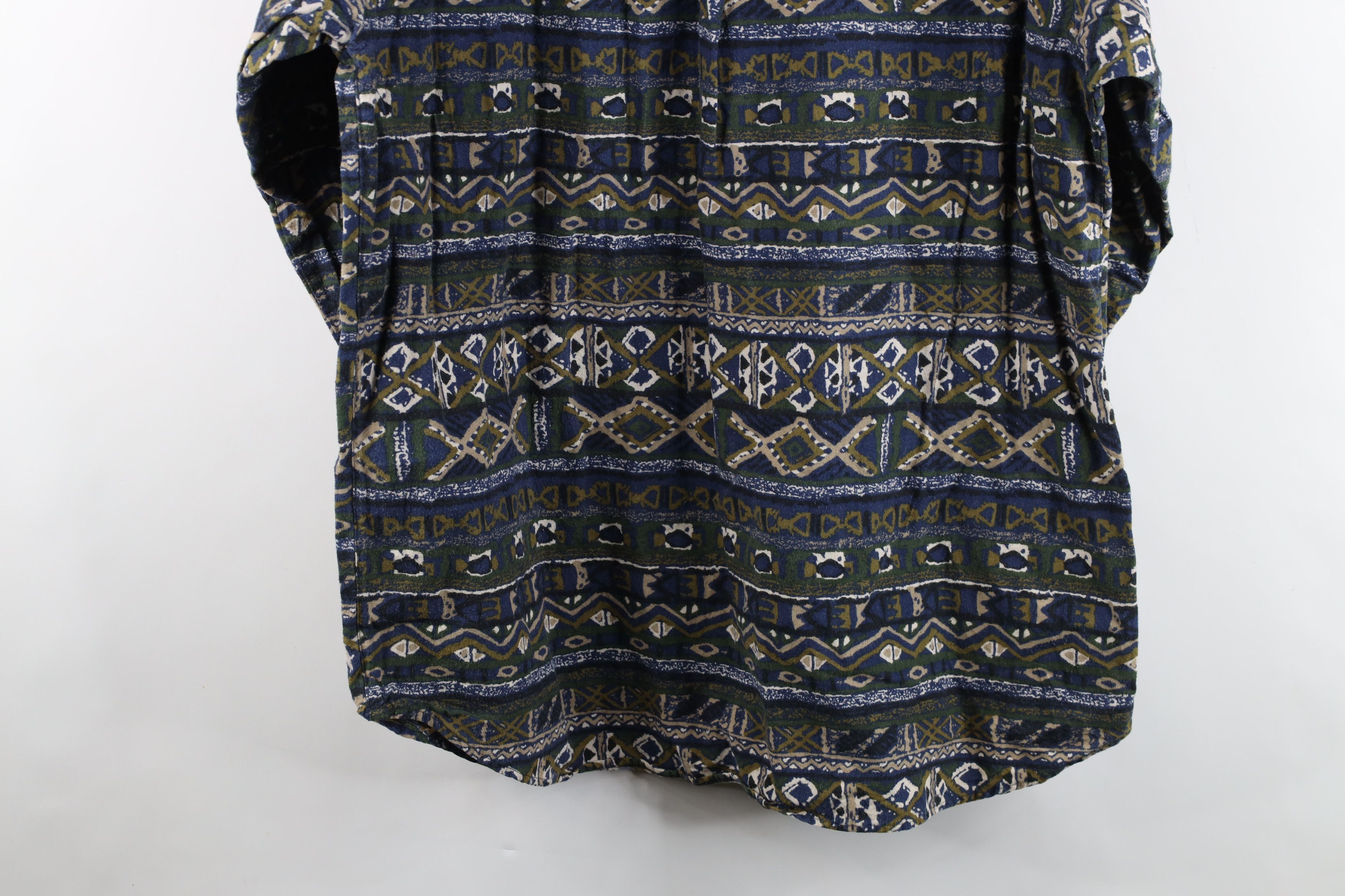 Columbia Vintage 90s Columbia Geometric Flannel Button Down Shirt Size US XXL / EU 58 / 5 - 11 Thumbnail