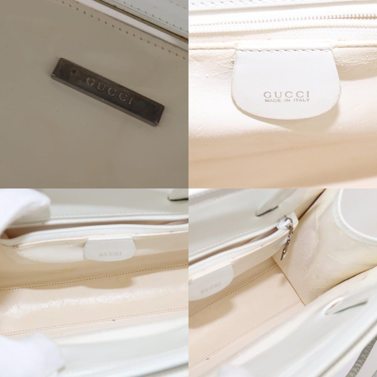 Gucci GUCCI Tote Bag Vinyl Clear Silver 001 2122 001 2122 Size ONE SIZE - 11 Thumbnail
