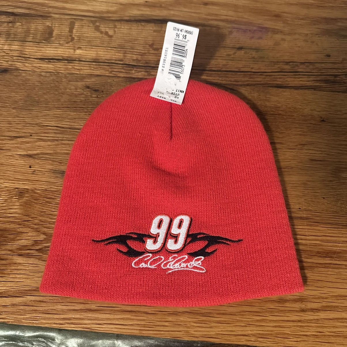 NASCAR NASCAR Carl Edwards 99 Beanie Hat Roush Racing Red NWT Y2K Size ONE SIZE - 1 Thumbnail