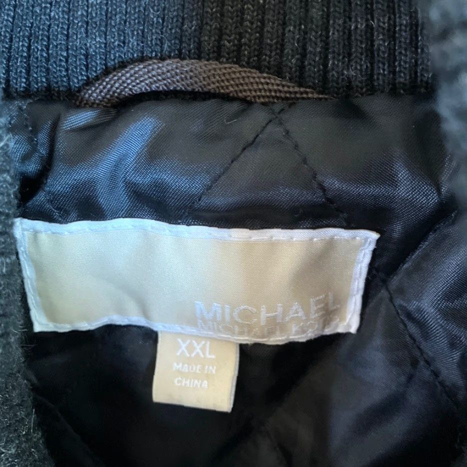 Michael Kors Michael Kors Mens Coat Black Military Layered Wool High Neck Lined Winter XXL Size US XXL / EU 58 / 5 - 6 Thumbnail