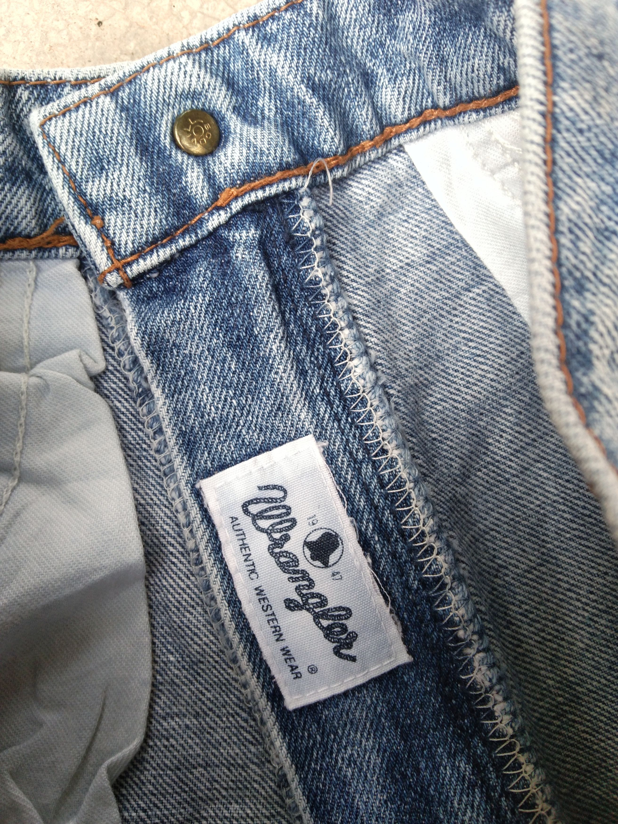 Japanese Brand Vintage Wrangler Blue Bell Straight Leg Jeans 30x30 Size US 30 / EU 46 - 6 Thumbnail