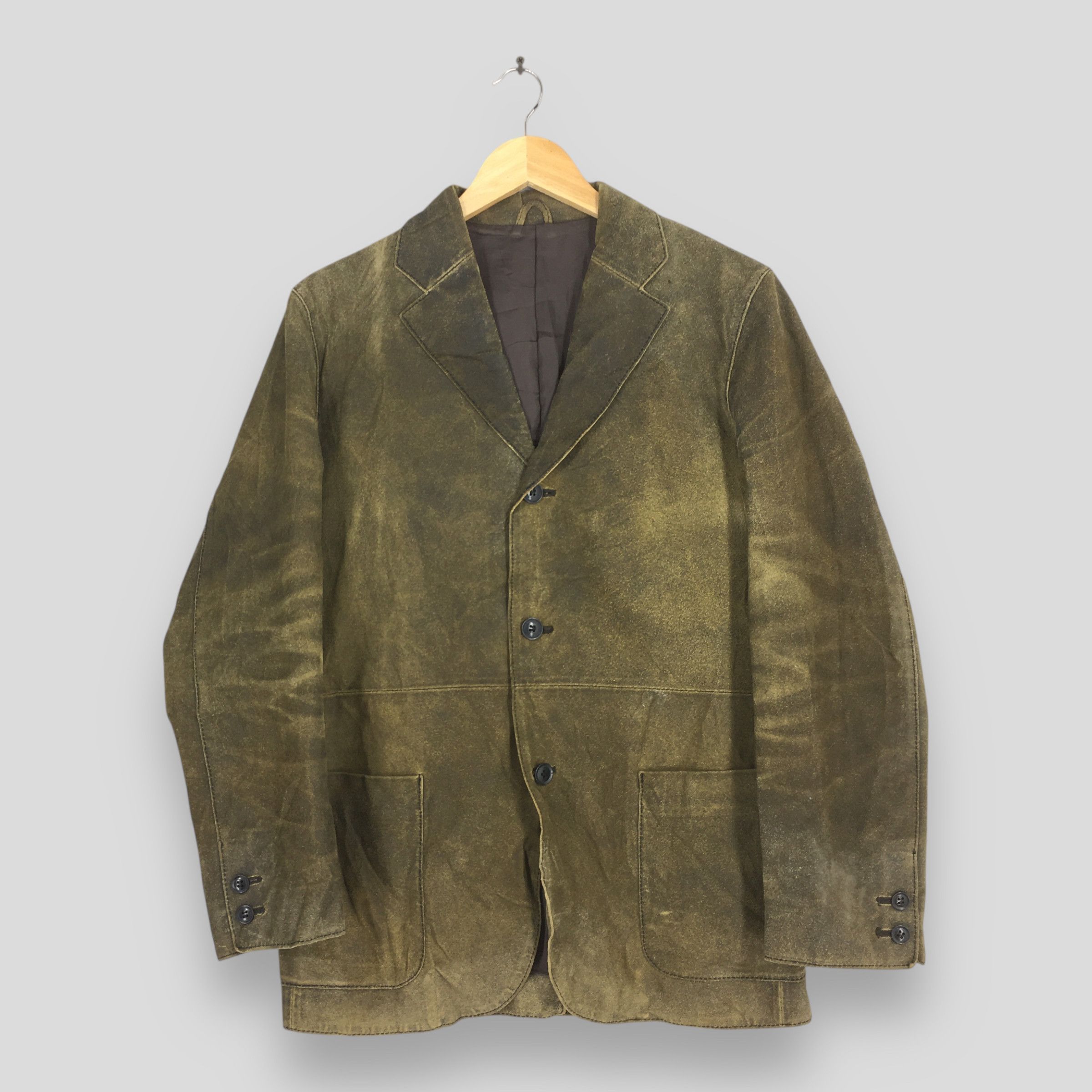 Tornado Mart Vintage Tornado Mart Cowhide Leather Blazer Jacket M Size US M / EU 48-50 / 2 - 1 Thumbnail