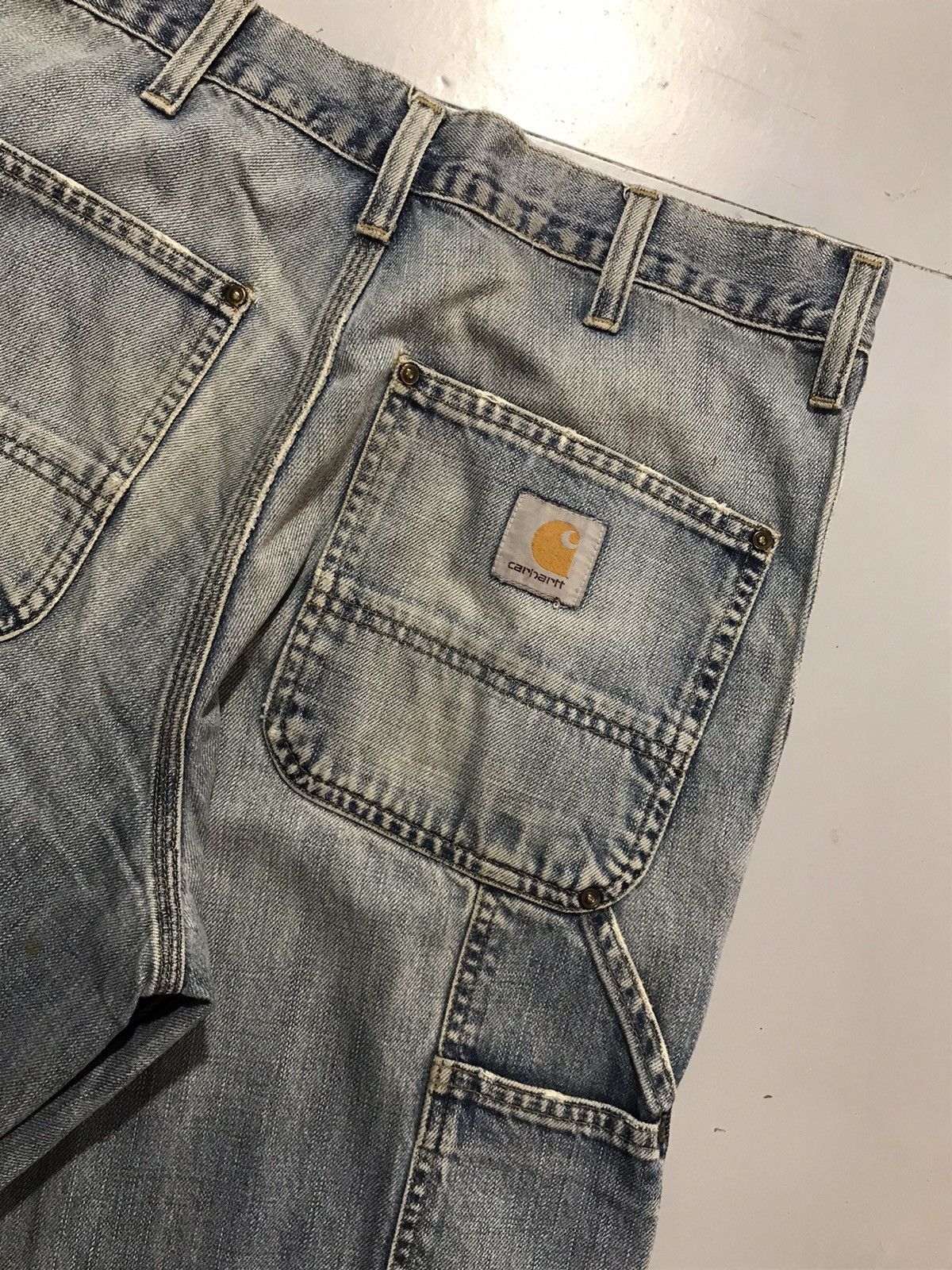 Carhartt Vintage Carhartt repaired double knee workwear denim Size US 34 / EU 50 - 11 Thumbnail