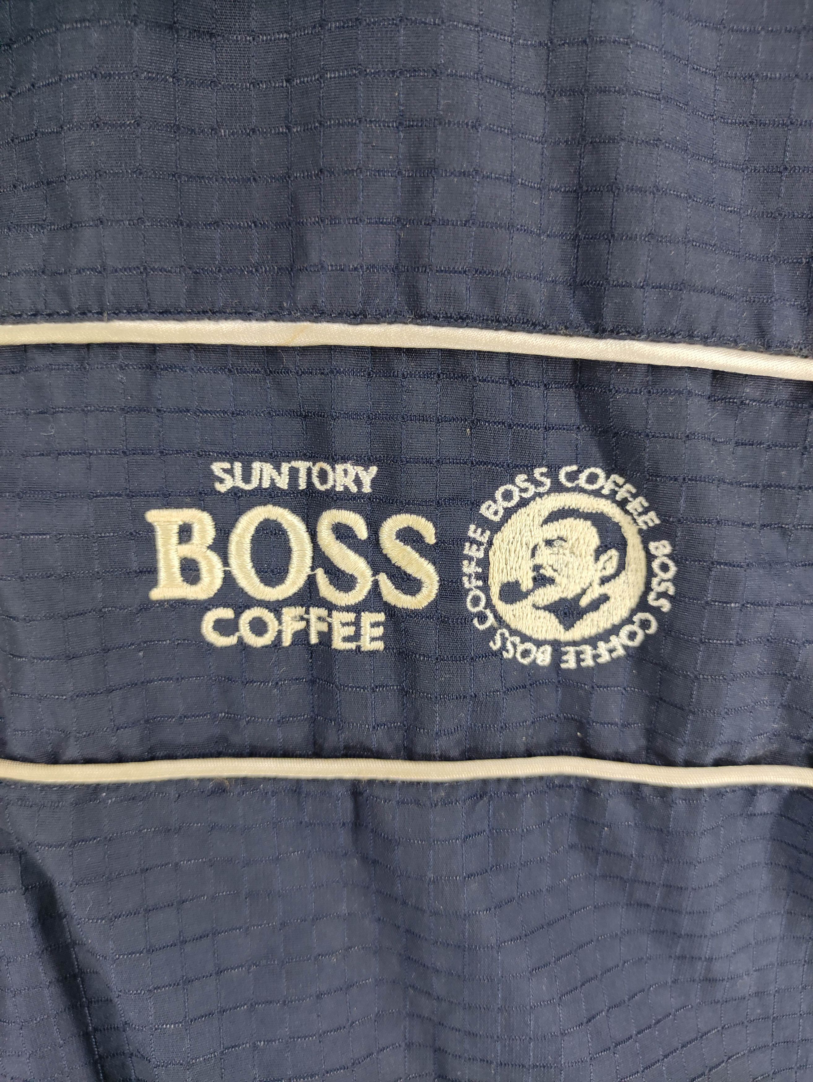 Japanese Brand Vintage Suntory Boss Coffee Windbreaker Jacket Zipper Size US L / EU 52-54 / 3 - 2 Thumbnail