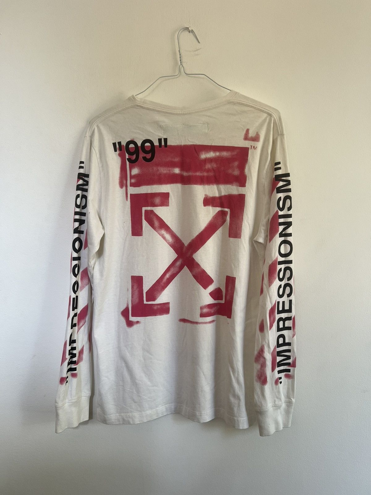 Off white Impressionism Stencil long sleeve TEE