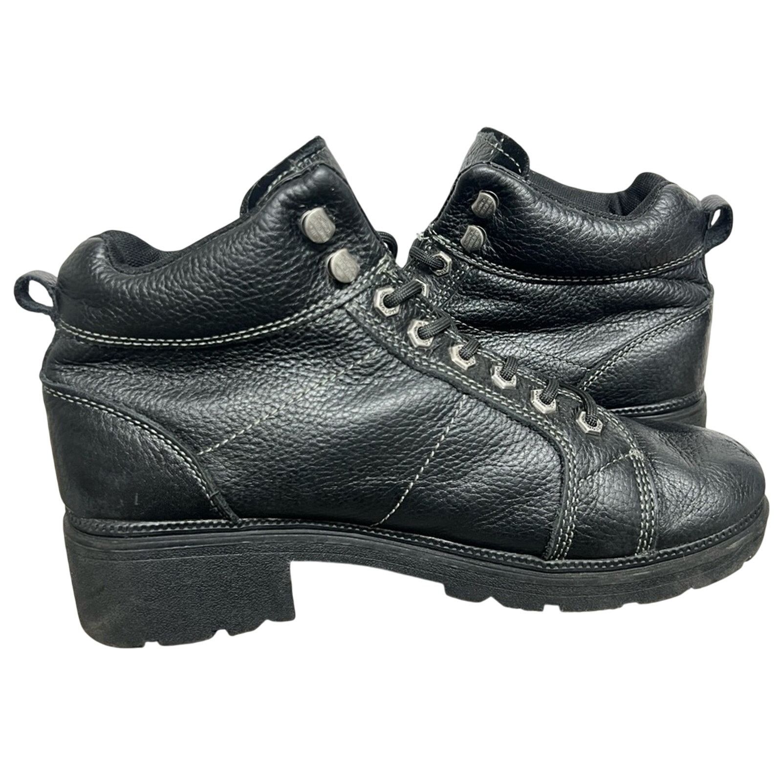 Harley Davidson Harley Davidson Womens Tyler 4-Inch Lace Chukka Boots Black Size US 11 / IT 41 - 8 Thumbnail