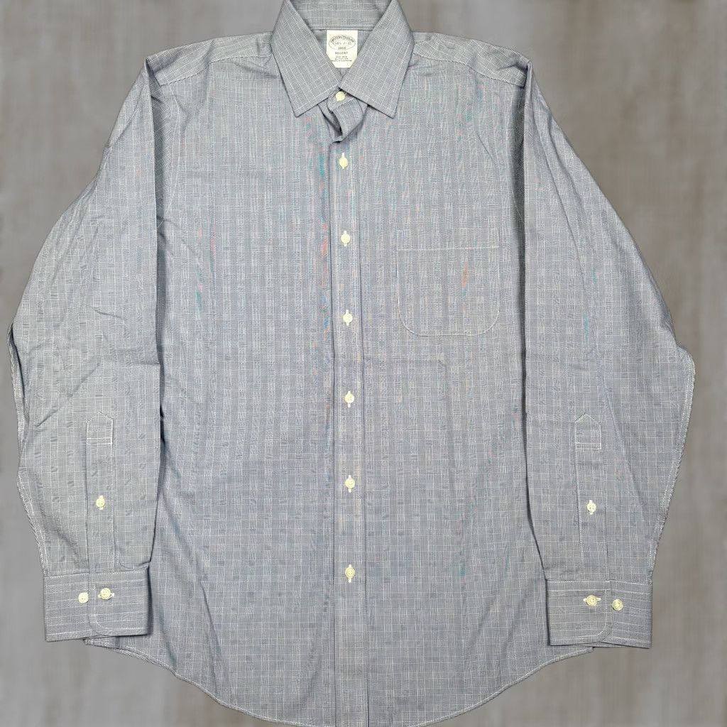 Brooks Brothers Brooks Brothers Non Iron Check Long Sleeve Button Up Shirt Mens Small Size US S / EU 44-46 / 1 - 1 Thumbnail
