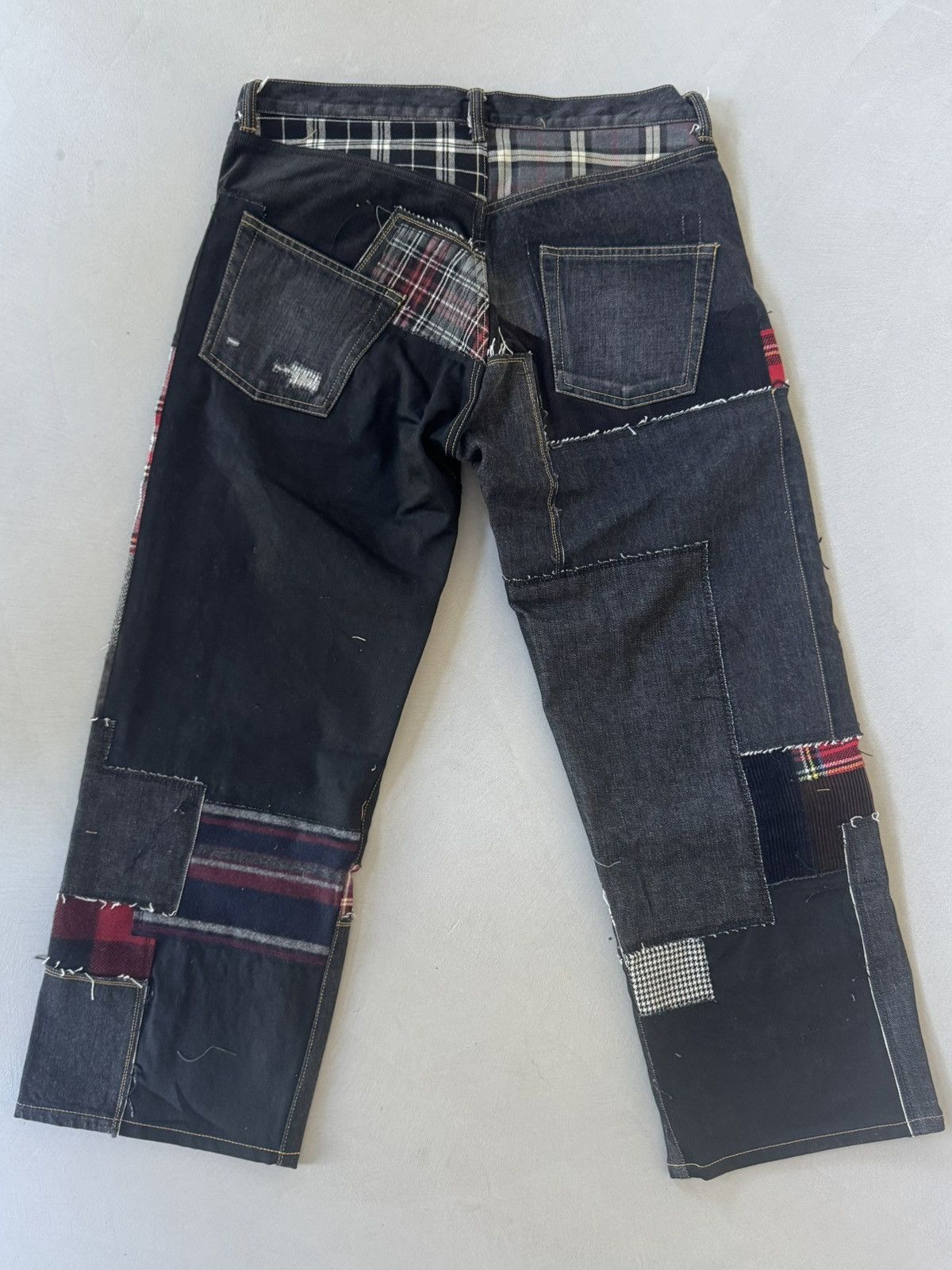 Junya Watanabe JUNYA WATANABE MAN SS25 SELVEDGE PATCHWORK JEANS Size US 34 / EU 50 - 2 Thumbnail