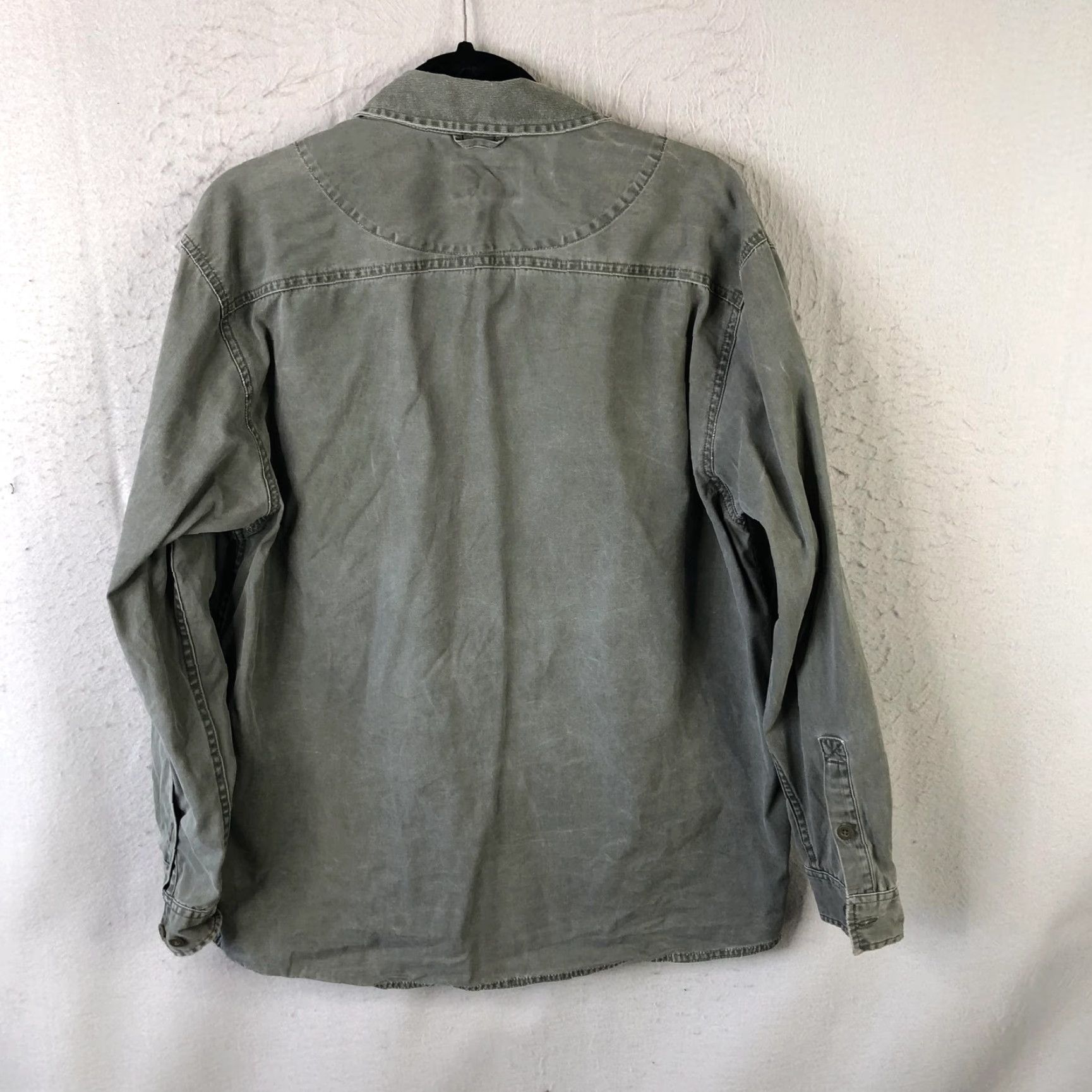 Eddie Bauer Eddie Bauer Shirt Mens Medium Green Outdoor Button Chore Barn Ranch Size US M / EU 48-50 / 2 - 2 Thumbnail