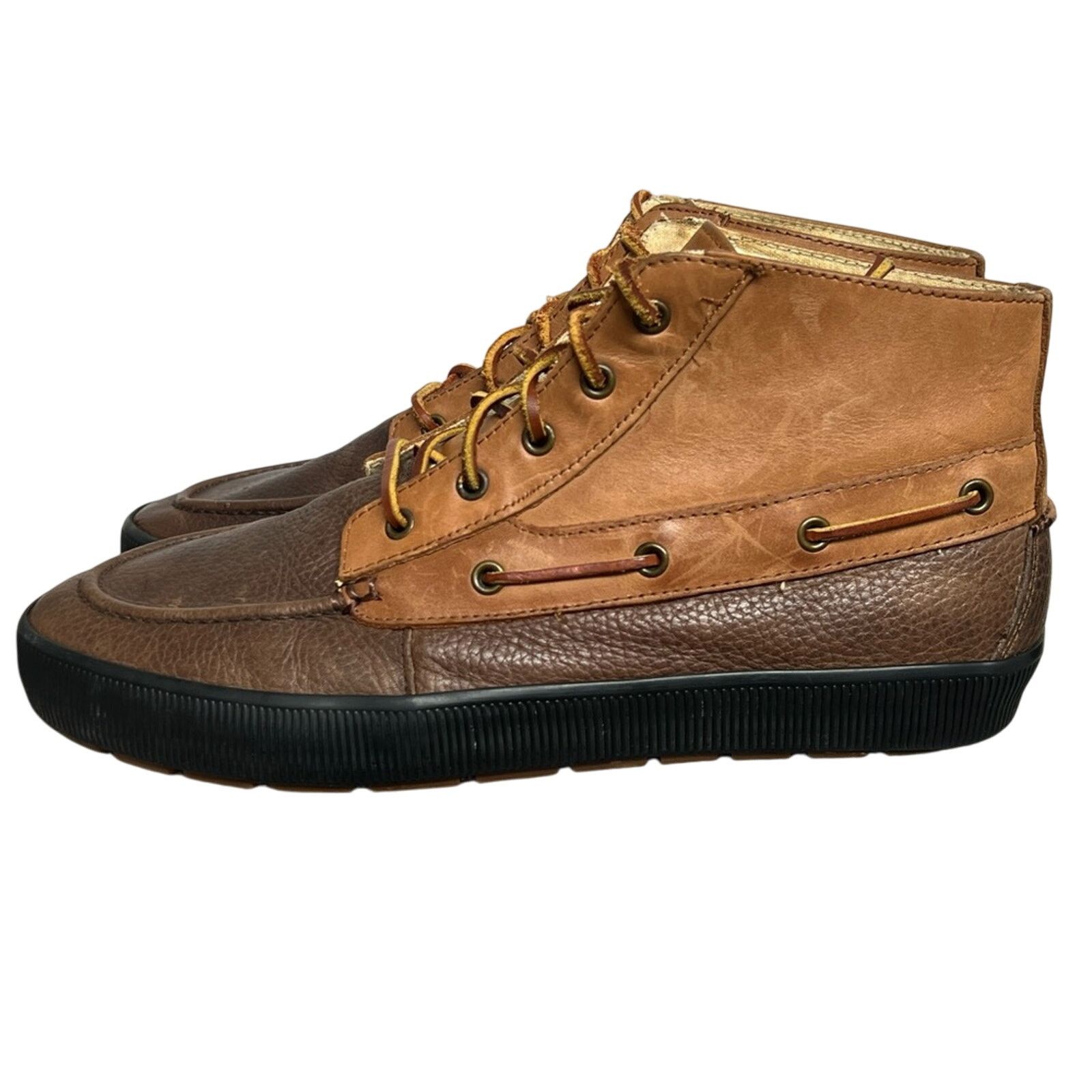 Polo Ralph Lauren Polo Ralph Lauren Delmont Mens 13 D Leather Chukka Boots Size US 13 / EU 46 - 1 Thumbnail