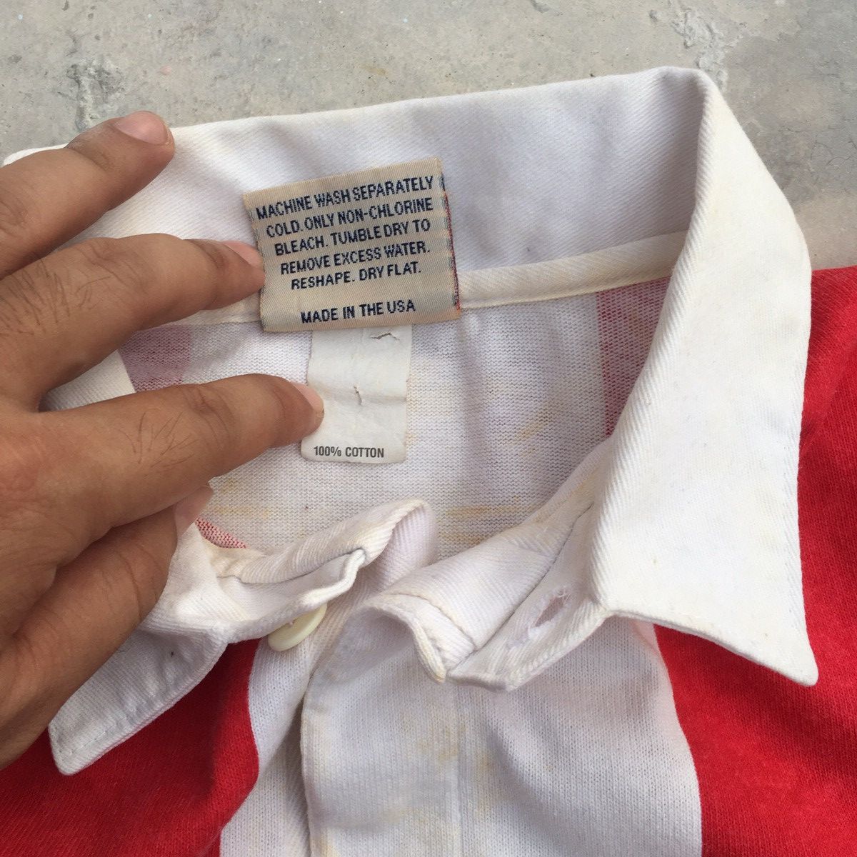American Edition Vintage American Edition Stripes Polo Rugby Size US L / EU 52-54 / 3 - 11 Thumbnail