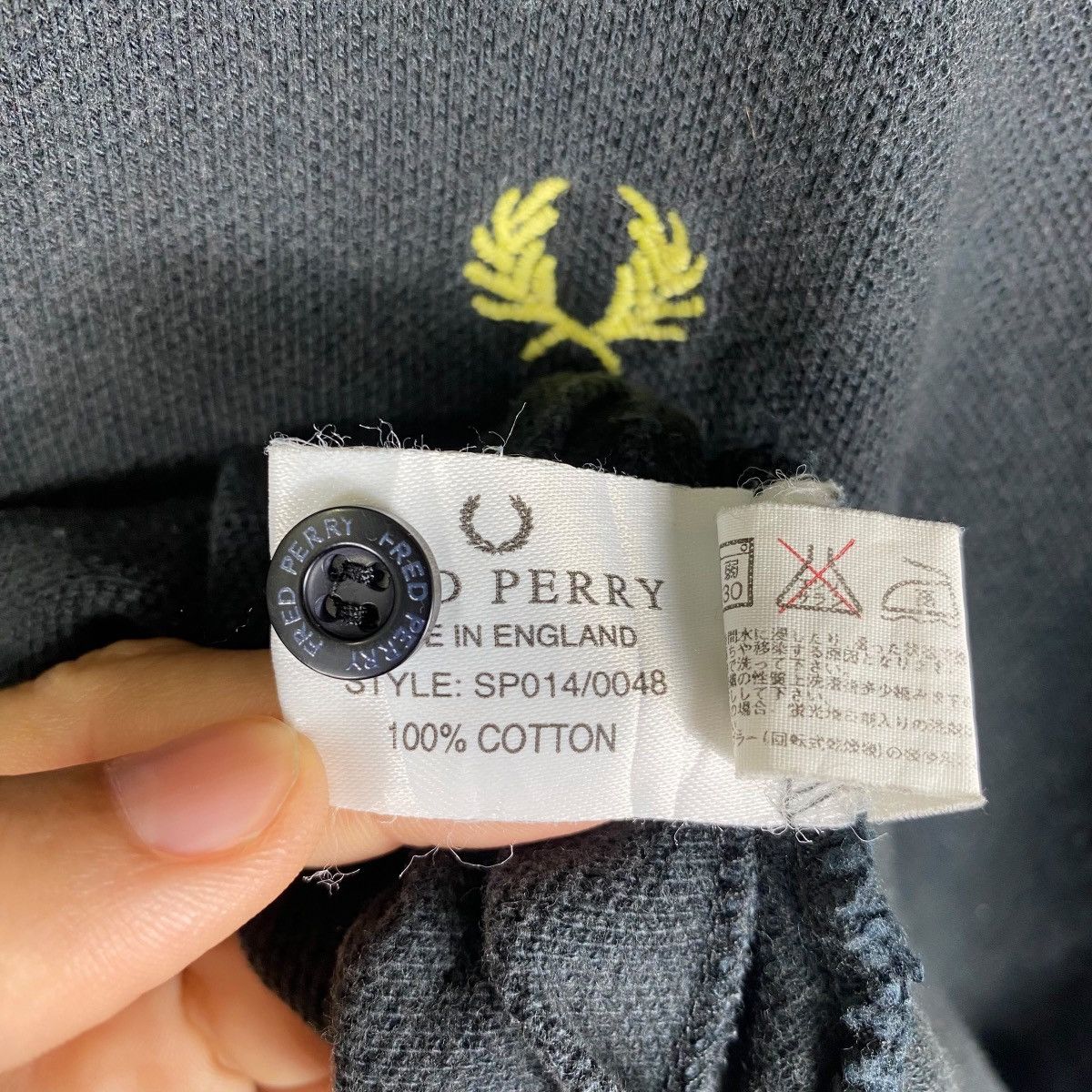 Fred Perry Vintage FRED PERRY Black Ss Polo Shirt Size 38 Size US M / EU 48-50 / 2 - 6 Thumbnail