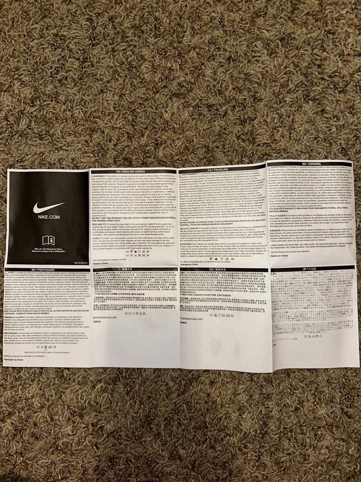 Nike Nike Shin Pads Mercurial Lite Fast Shin Guard Size ONE SIZE - 4 Thumbnail