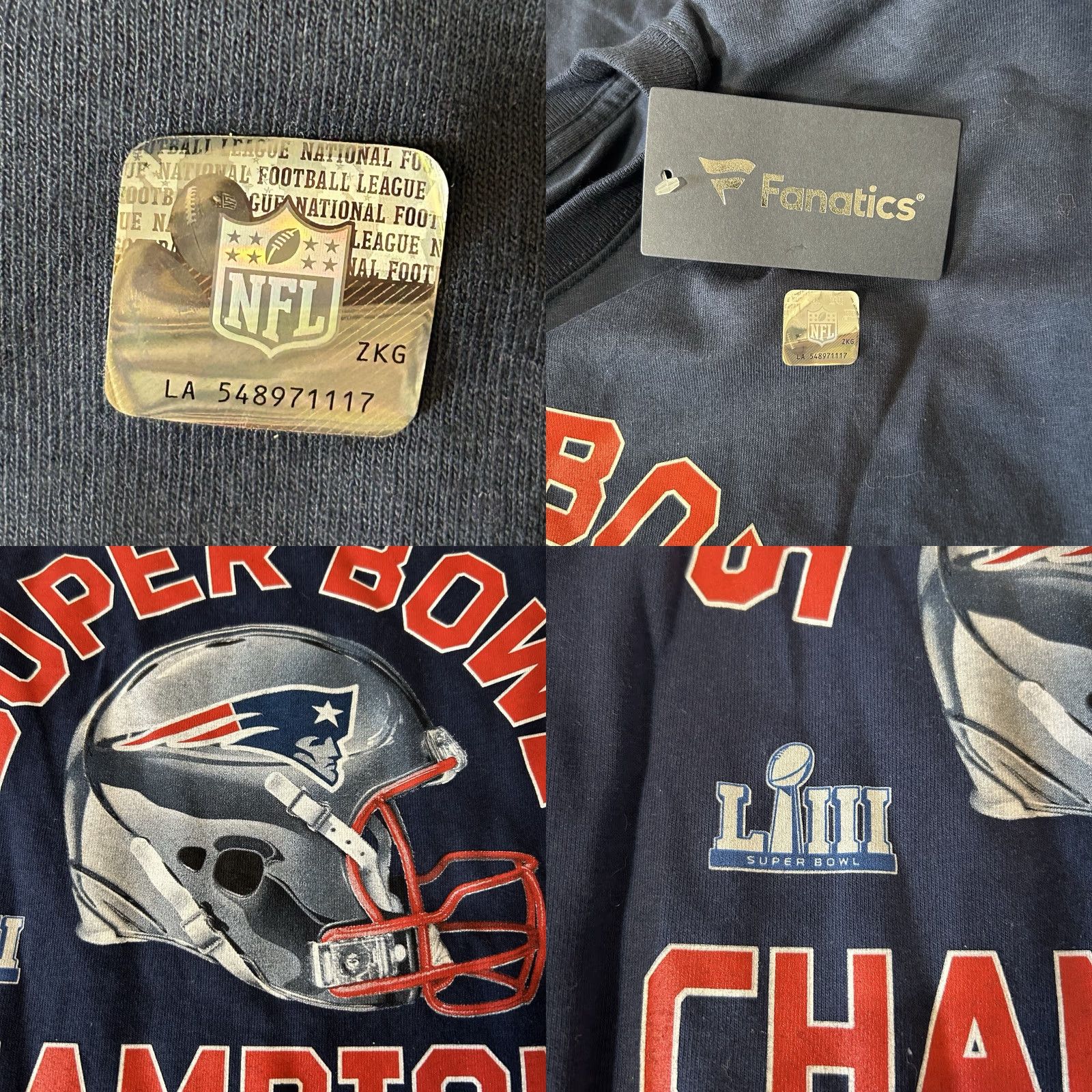 Vintage VINTAGE New England Patriots Long Sleeve Shirt Men XL Fanatics NWT Navy Blue Size US XL / EU 56 / 4 - 11 Thumbnail