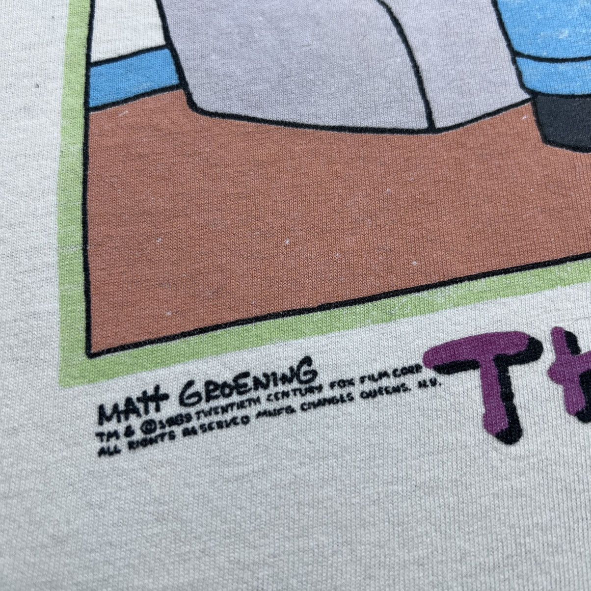 Changes × The Simpsons × Vintage 1989 The Simpsons Family Bonding Cartoon Graphic Changes Tee Size US L / EU 52-54 / 3 - 4 Thumbnail