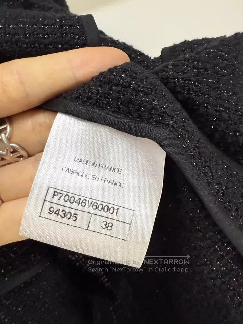 Chanel Chanel 21 Early Spring Black Fine Shiny Silk Woven Three-b Size XS / US 0-2 / IT 36-38 - 6 Thumbnail