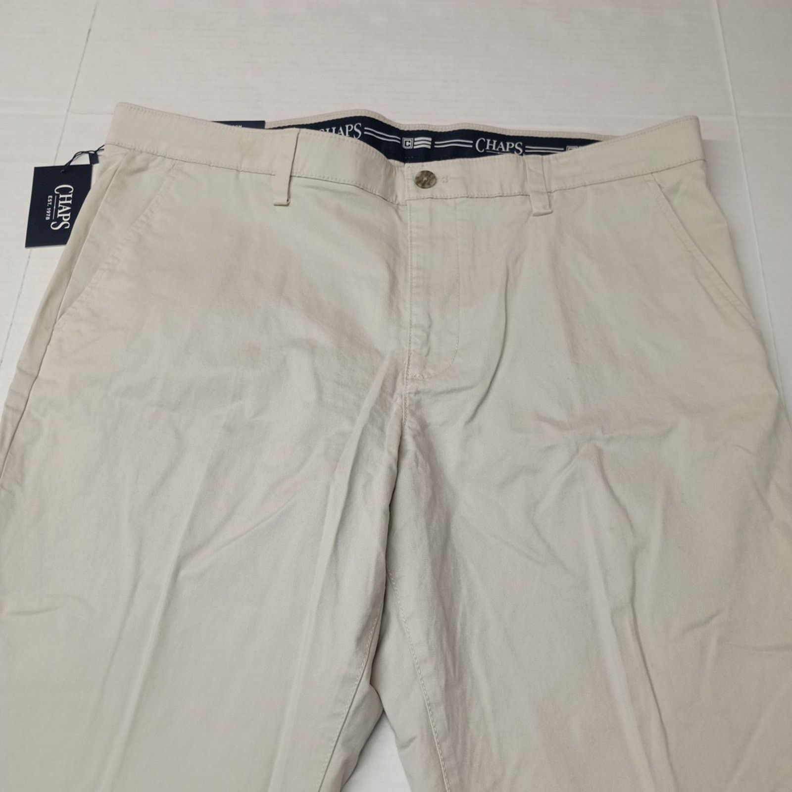 Chaps Chaps Straight Fit Chino Pants Men's Size 40x32 Stone Size US 40 / EU 56 - 4 Thumbnail