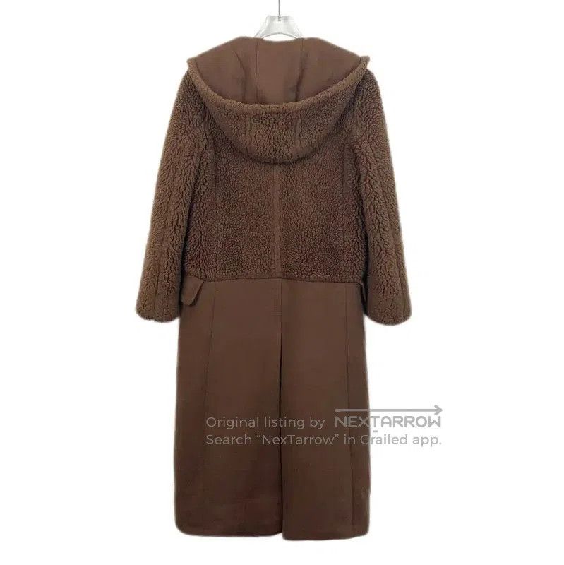 Max Mara MaxMara Brown Oversized Women's Coat . Size XS / US 0-2 / IT 36-38 - 2 Thumbnail