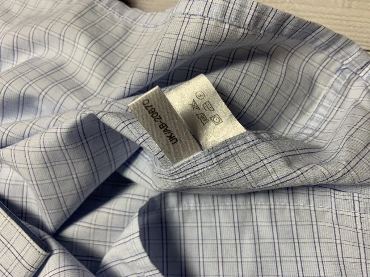 Vintage × Yves Saint Laurent Vintage Yves Saint Laurent plaid shirt light blue size M Size US M / EU 48-50 / 2 - 8 Thumbnail