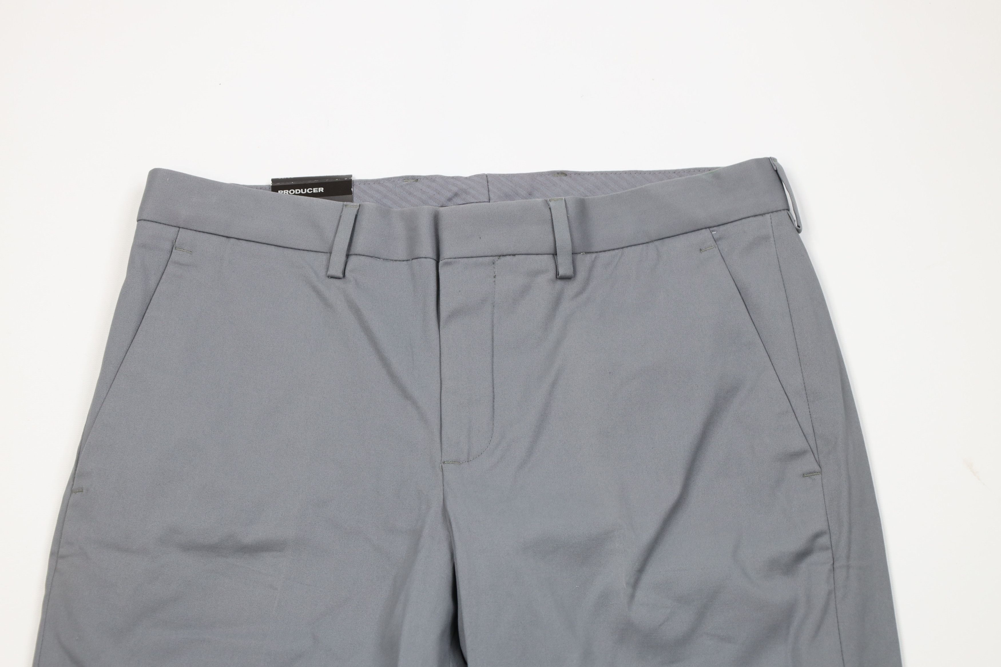 Express New Express Fit Producer Straight Leg Chino Pants Gray Size US 30 / EU 46 - 2 Thumbnail